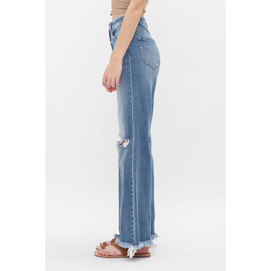 DEHOURS STRETCH SUPER HIGH RISE WIDE LEG