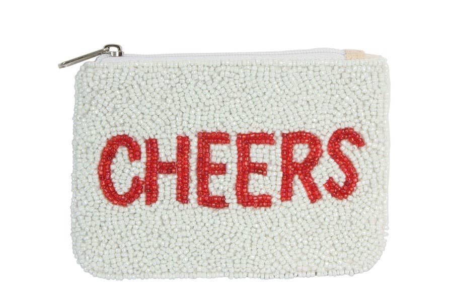 Ladies Beaded Themed Coin Purse Small Wallet