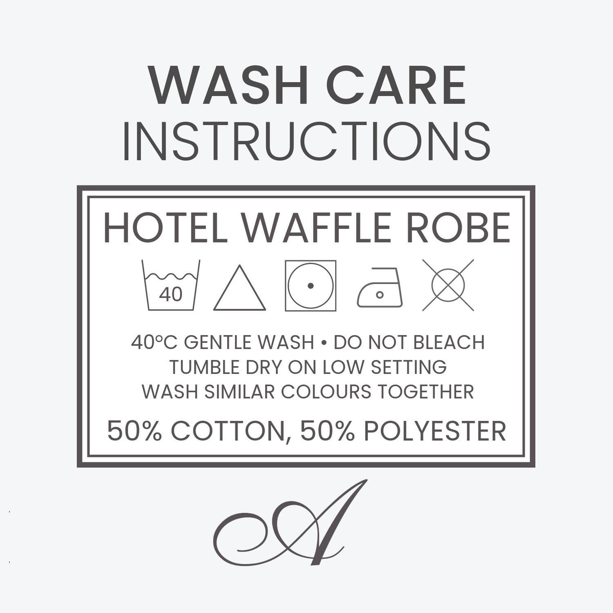 Lightweight Waffle Bathrobe, Spa Dressing Gown Kimono: Linen