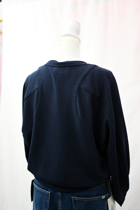 Round Neck Raglan Sleeve Sweatshirt