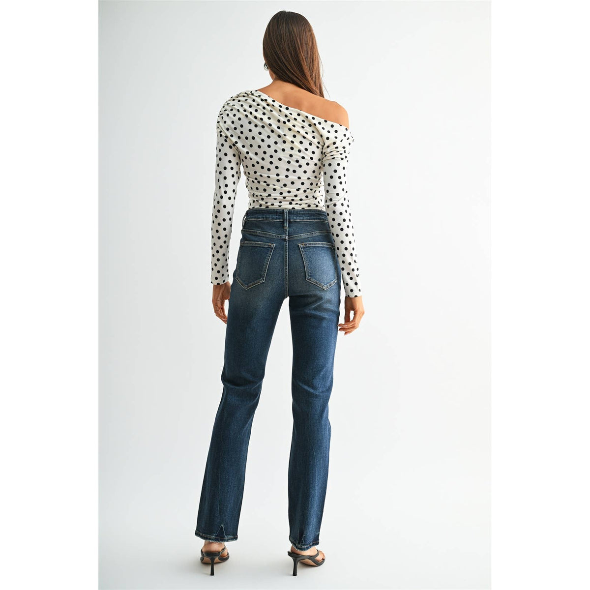 HIGH-RISE STRAIGHT LEG SUPER SOFT: BAHAMA NAVY