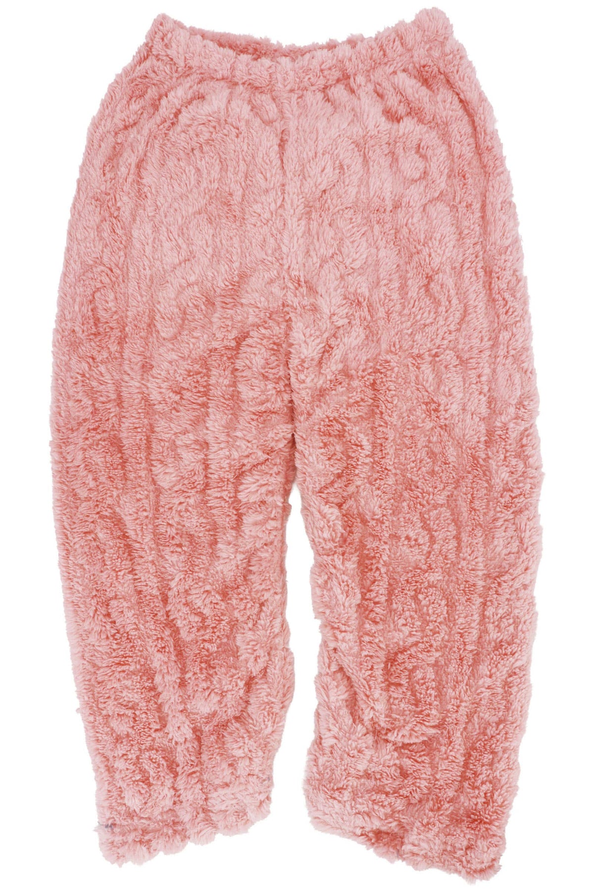 Kids Cable Fuzzy Sherpa Fleece Pajama Sets: BLACK