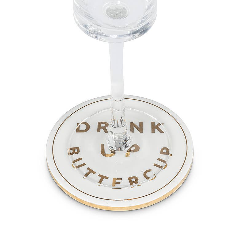Drink Up Buttercup Coaster