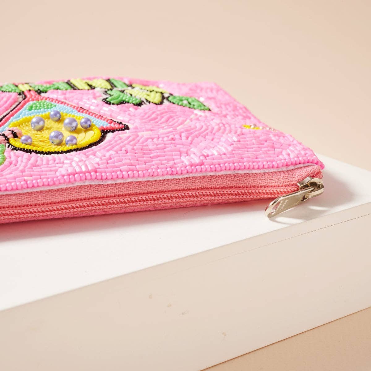"Day Dinking" Bead Coin Purse