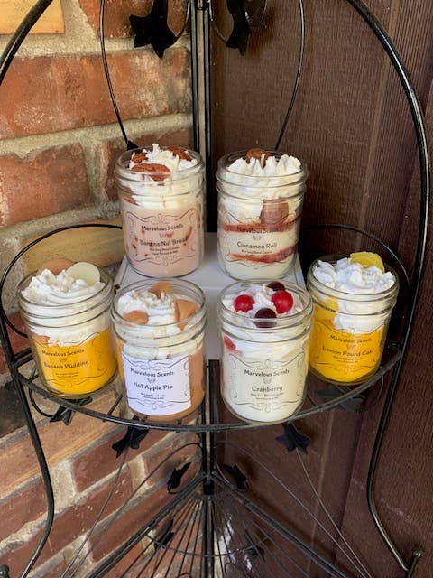Fall Fun Dessert Candle
