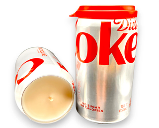 Diet Coke Soda Can Soy Candle : 12 oz Can Candle
