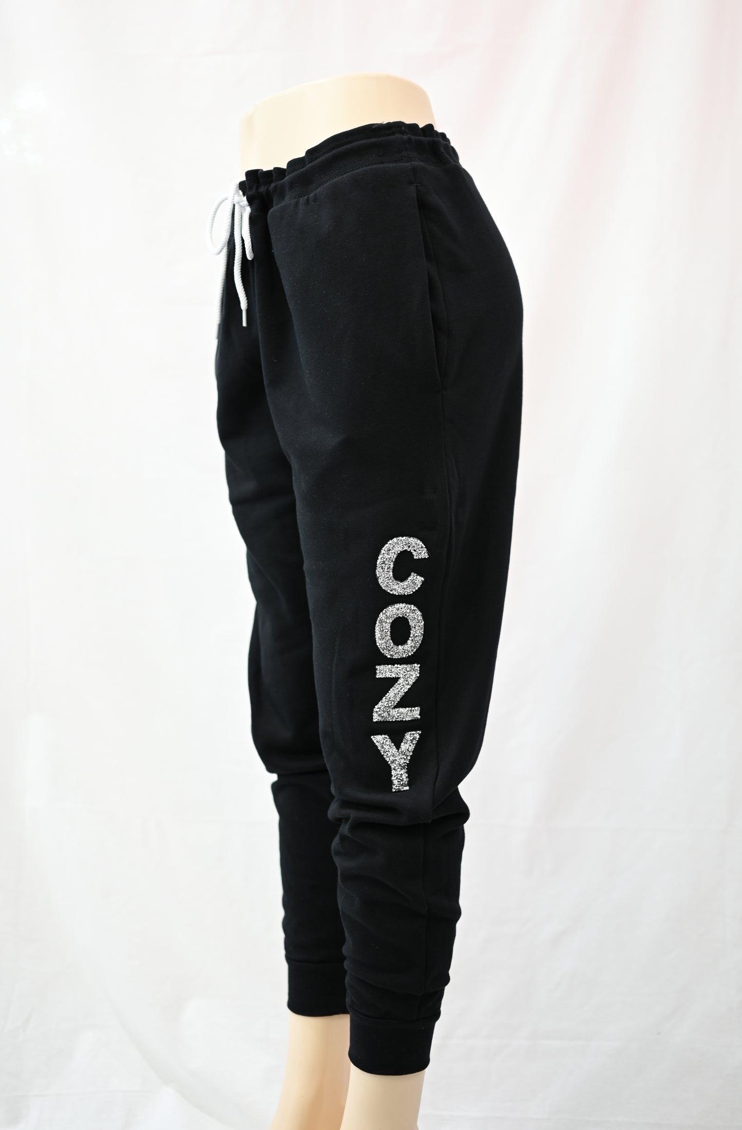 COZY Rhinestone Sweatpants