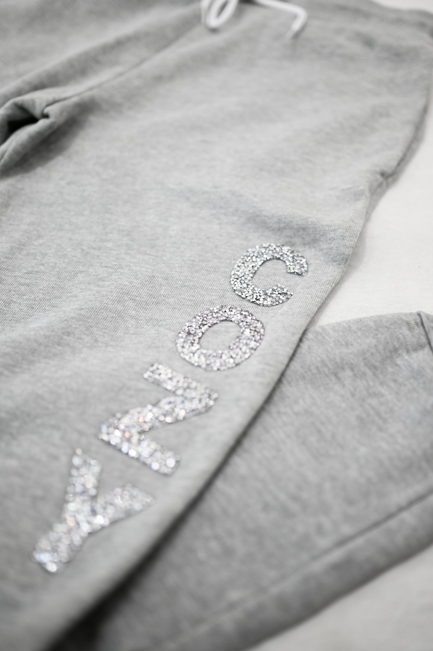 COZY Rhinestone Sweatpants