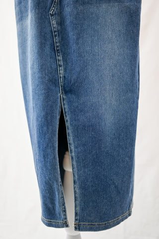 High Waisted Denim Skirt