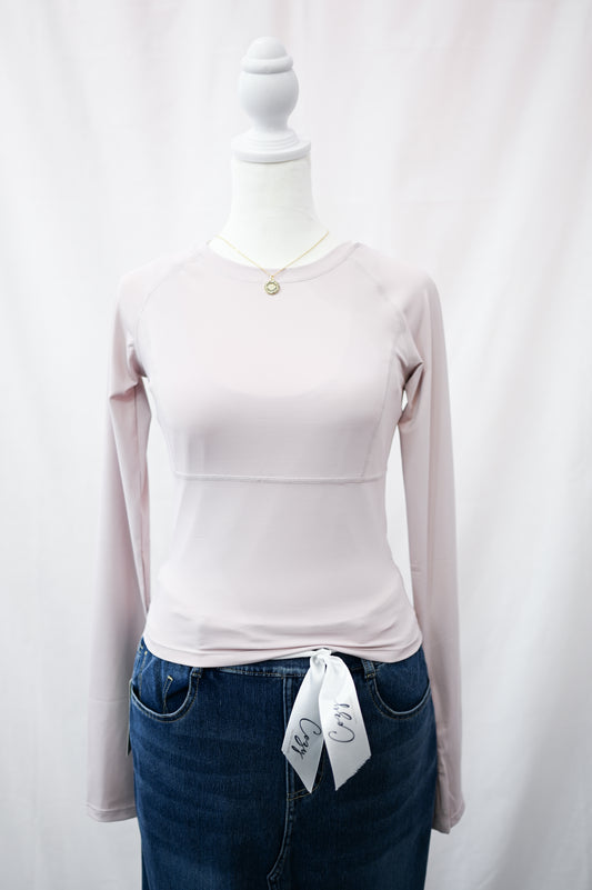Yoga Sport Top Solid Thumb Hole