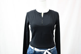Plush Half Zip Long Sleeve