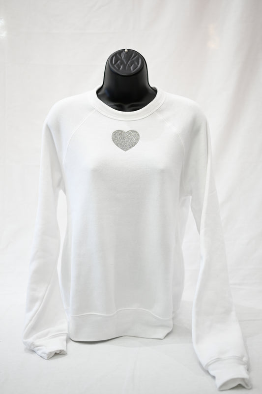 Cozy Bling Heart/Star Crewneck