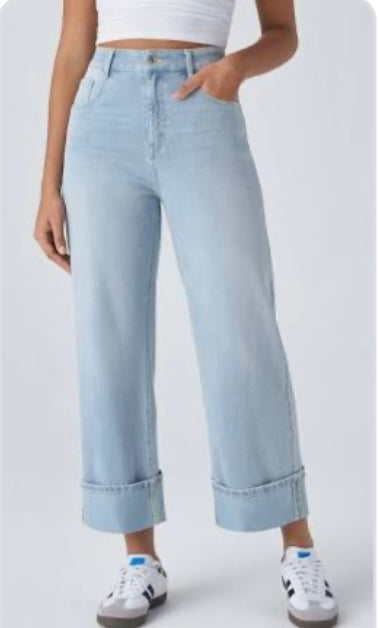 Halara Flex Rolled Hem Wide Leg