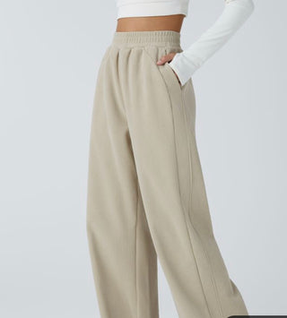 High Waisted Side Pocket Corduroy Pants