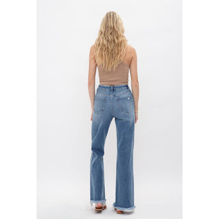 DEHOURS STRETCH SUPER HIGH RISE WIDE LEG