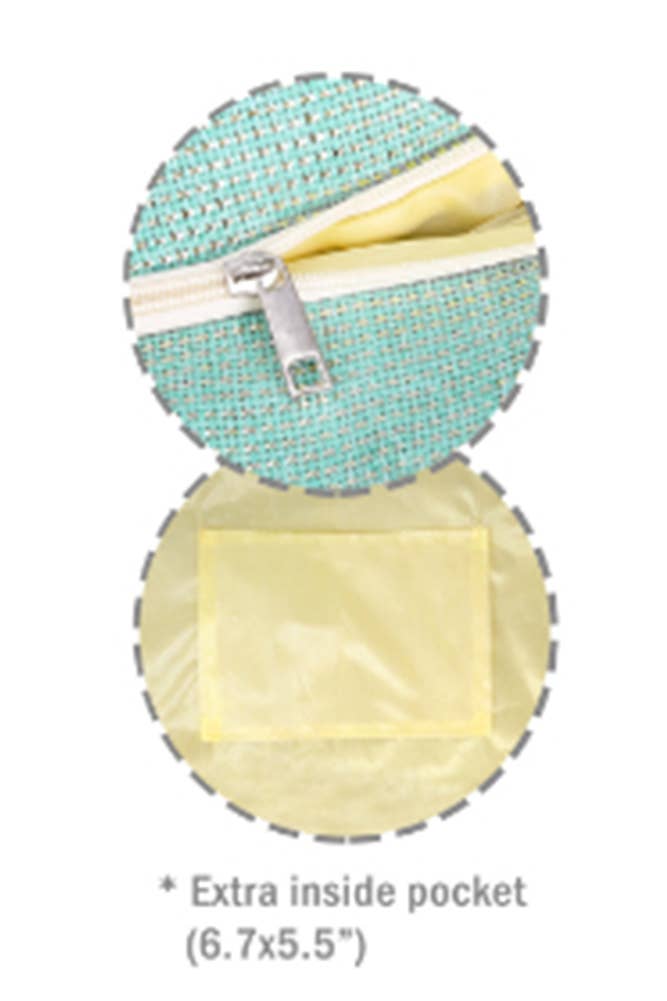 Glitz SUMMER LOVE Lettering Beach Bag: Yellow