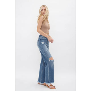 DEHOURS STRETCH SUPER HIGH RISE WIDE LEG