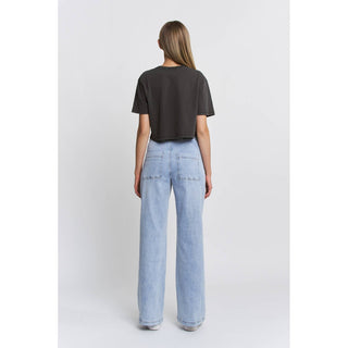 HIGH RISE WIDE LEG JOGGER